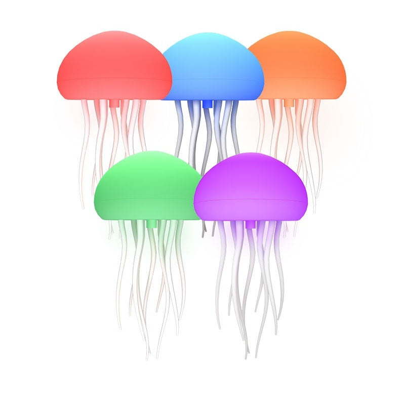 Jellyfish Night Light - USB with Voice Control, Dancing Tentacles, Multi Colours