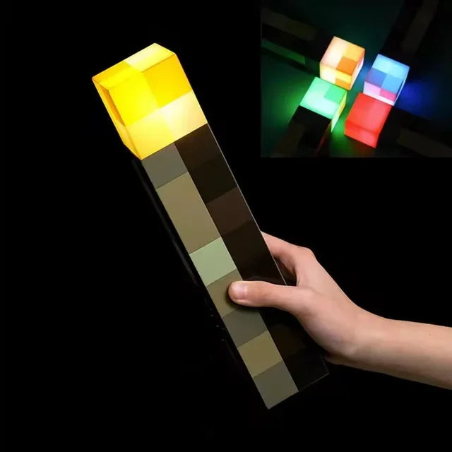 Block Style Torch LED Night Light - USB
