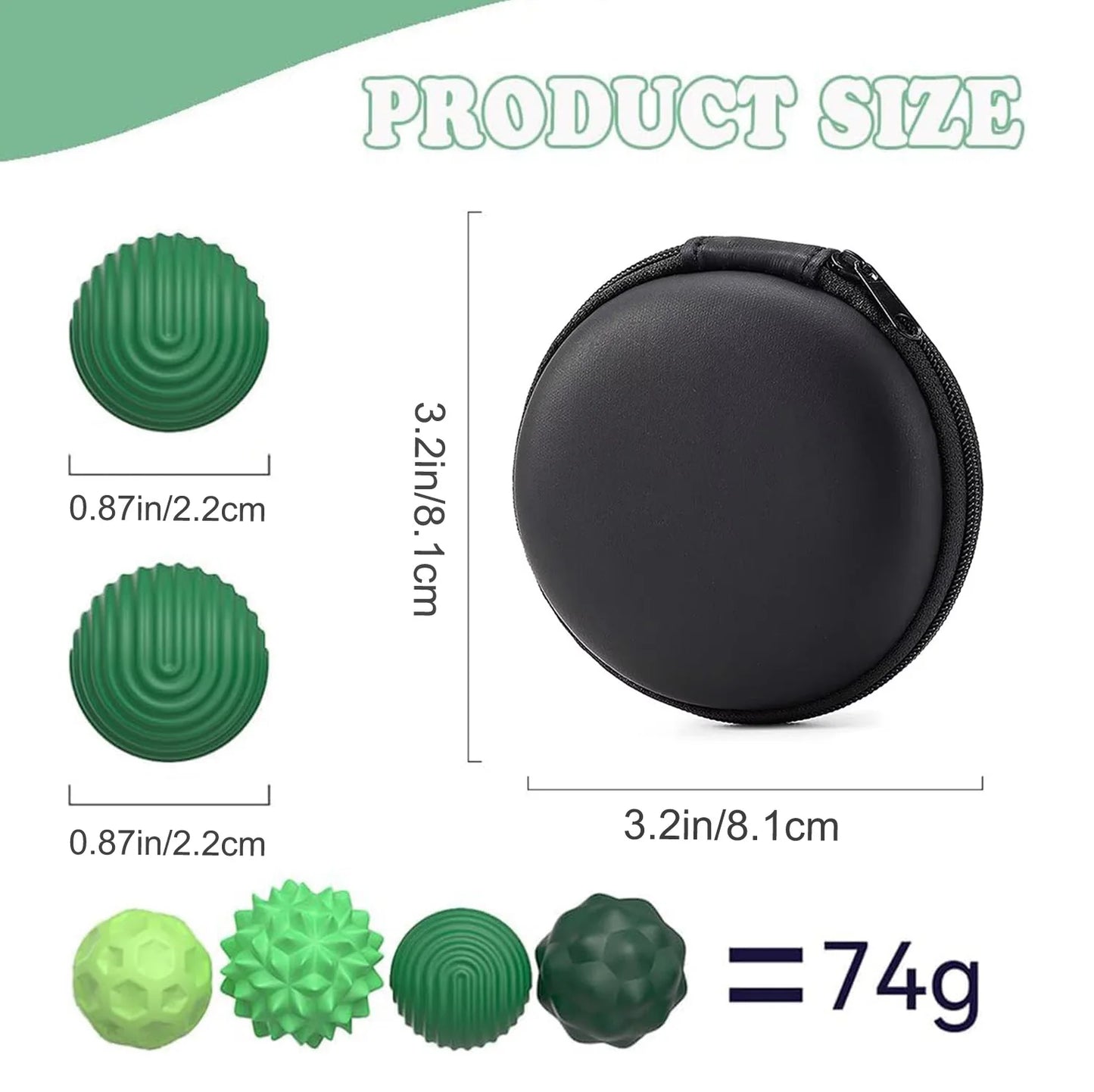 Silicone Magnetic Sensory Balls