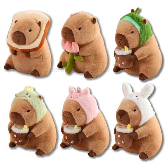 Capybara Plush in Costume - Size 30cm