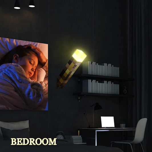 Block Style Torch LED Night Light - USB