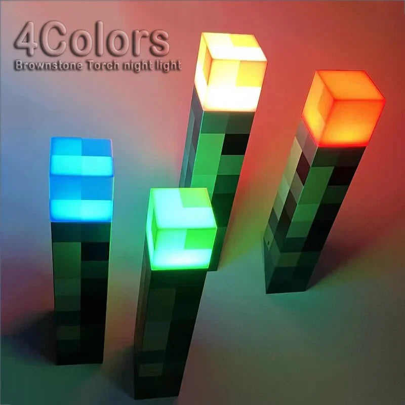 Block Style Torch LED Night Light - USB
