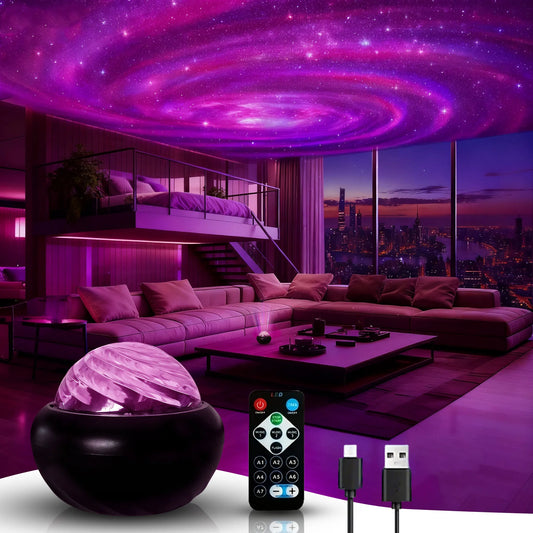 Galaxy starry sky LED projector