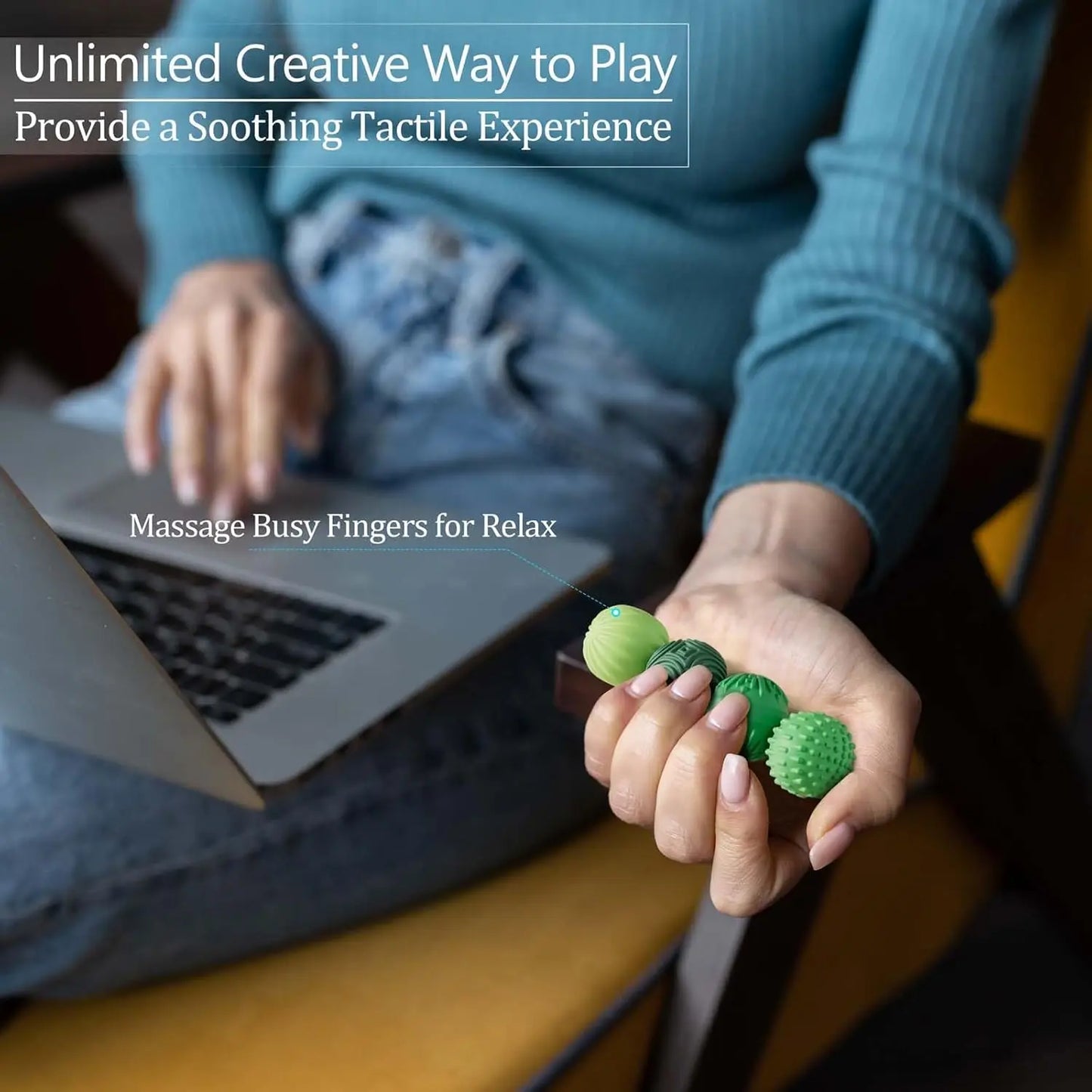 Silicone Magnetic Sensory Balls