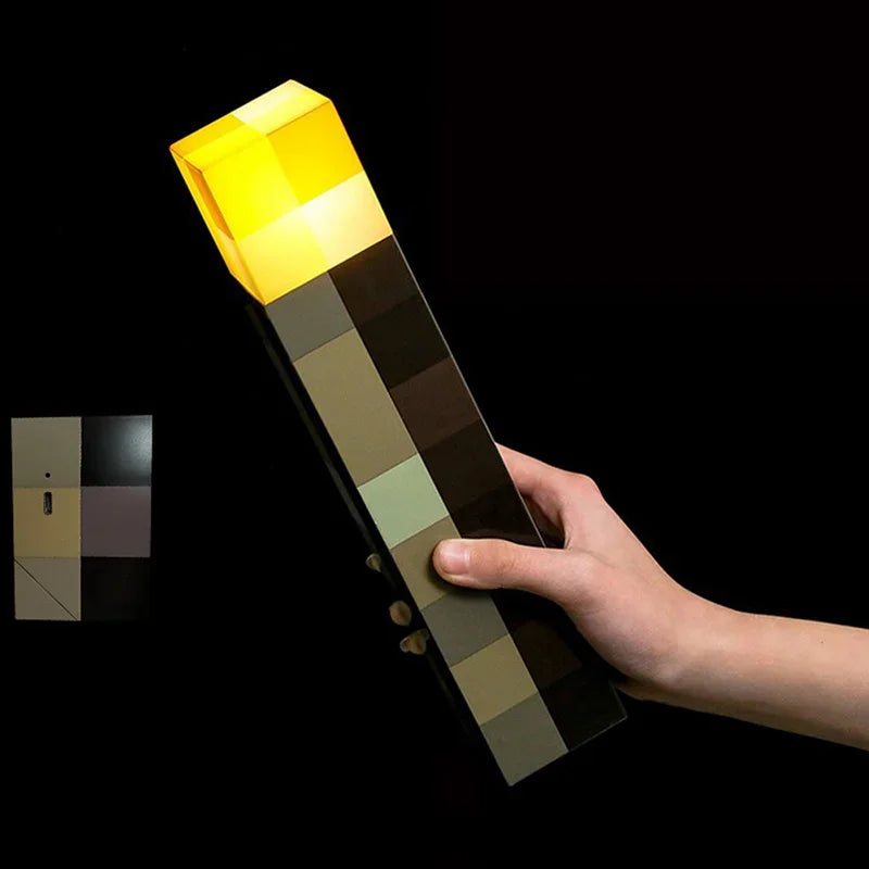 Block Style Torch LED Night Light - USB