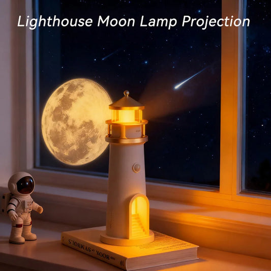 Lighthouse Projection Lamps - 3 Types - Remote, Sensor & Bluetooth